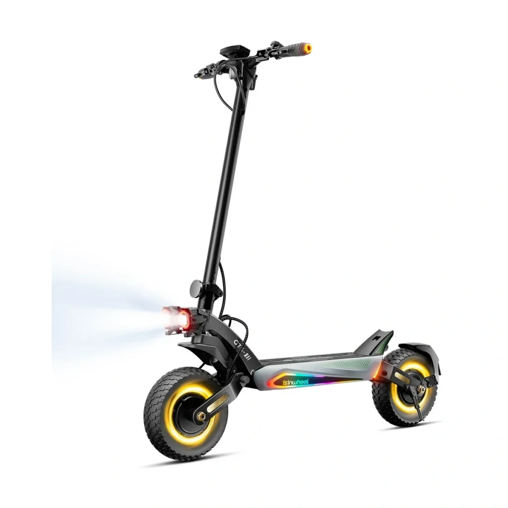 Hulajnoga elektryczna iSinwheel GT4, 2400 W, 52 V 18 Ah, czarno-srebrna - zdjęcie 1