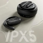 Vention Sportowe Zauszne Słuchawki Bezprzewodowe Bluetooth 5.3 USB-C Biało złote - obrazek 3