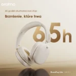 Oraimo BoomPop Lite Bezprzewodowe Słuchawki Nauszne Bluetooth Jasno Złote - obrazek 6