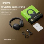 Oraimo BoomPop Lite Bezprzewodowe Słuchawki Nauszne Bluetooth Jasno Złote - obrazek 10