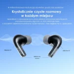 Oraimo SpaceBuds Z ANC słuchawki bezprzewodowe douszne czarne - obrazek 8