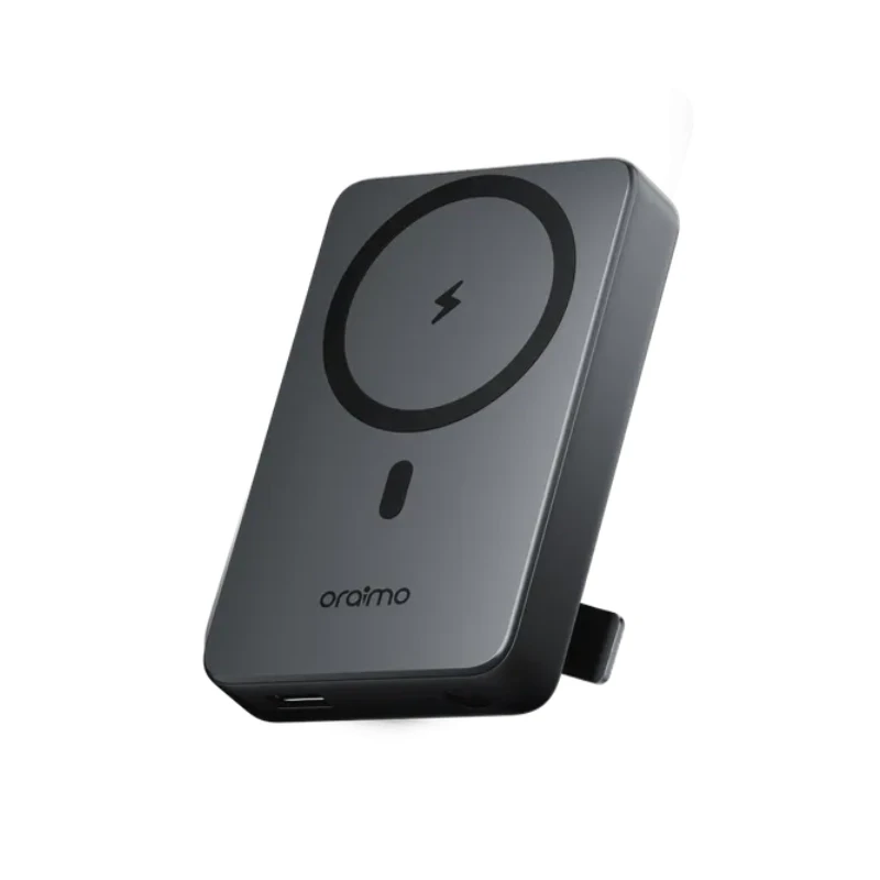 13213 Oraimo Powerbank magnetyczny Magsafe 10000mAh 15W czarny - obrazek 1