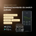 Oraimo SpaceBuds N ANC słuchawki bezprzewodowe douszne czarne - obrazek 10