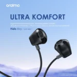 Oraimo słuchawki douszne przewodowe Halo Airy czarne USB-C - obrazek 3
