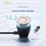Oraimo słuchawki douszne przewodowe Halo Airy czarne USB-C - obrazek 5