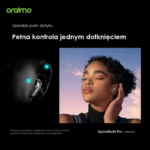 Oraimo FreePods Pro 2 słuchawki bezprzewodowe douszne Space Grey Srebrne ANC - obrazek 6