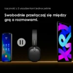 Oraimo BoomPop Lite Bezprzewodowe Słuchawki Nauszne Bluetooth  Grafitowy Szary - obrazek 3