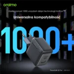 Oraimo Ładowarka sieciowa PowerCube  GaN 33 Pro USB-A + USB-C podwójna Szybkie ładowanie - obrazek 8