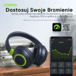 Oraimo BoompPop 2S Słuchawki Bezprzewodowe Nauszne Bluetooth ENC Niebieskie - obrazek 12