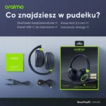 Oraimo BoompPop 2S Słuchawki Bezprzewodowe Nauszne Bluetooth ENC Niebieskie - obrazek 13
