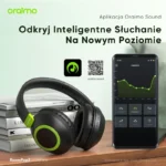 Oraimo BoomPop 2 Słuchawki Bezprzewodowe Nauszne Bluetooth ENC Czarne - obrazek 10