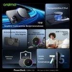 Oraimo Bezprzewodowa magnetyczna ładowarka PowerDock 15W - obrazek 7