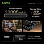 Oraimo Powerbank Traveler 12 Byte 12W 20000mAh USB-C - obrazek 3
