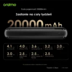 Oraimo Powerbank Traveler 12 Byte 12W 20000mAh USB-C - obrazek 4