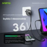 Oraimo PowerCube GaN 36 Pro Ładowarka sieciowa  USB-C + USB-C podwójna Szybkie ładowanie - obrazek 4