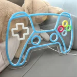 Neon LED PS5 Controller Gamepad Regulacja jasności, USB - obrazek 5