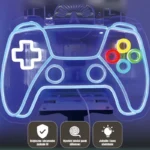 Neon LED PS5 Controller Gamepad Regulacja jasności, USB - obrazek 8