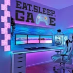 Neon LED PS5 Controller Gamepad Regulacja jasności, USB - obrazek 2