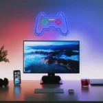 Neon LED Controller Gamepad Regulacja jasności, USB - obrazek 3