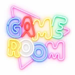 Neon LED Game Room Regulacja jasności, USB