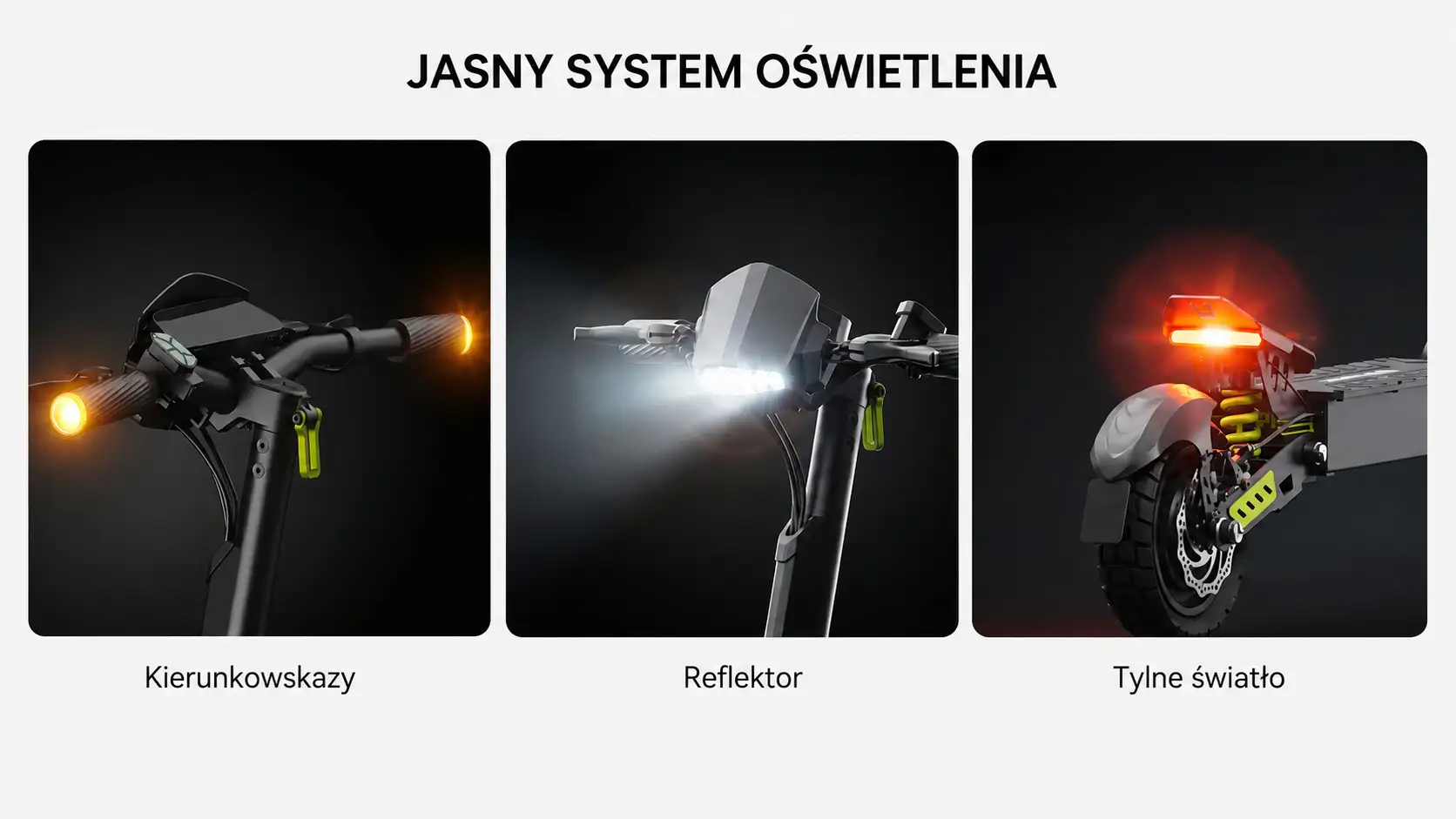 System oświetlenia iSinwheel D1