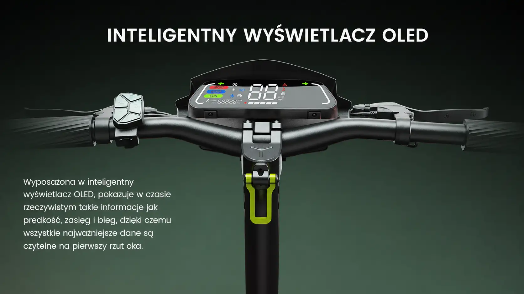 Inteligentny wyświetlacz OLED iSinwheel D1