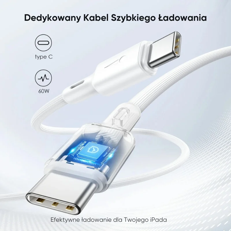 Oraimo ładowarka USB-C do telefonu 20W QC 3.0 Apple Samsung + kabel 60W