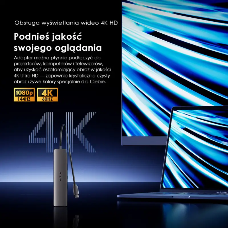 Oraimo USB-C Hub Plug and Play