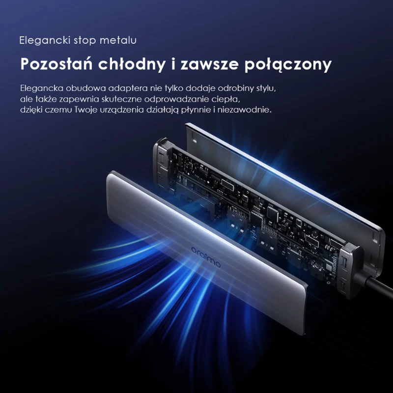 Oraimo USB-C Hub mały i mobilny