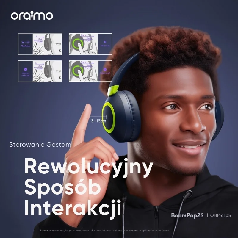 Sterowanie gestami BoomPop 2S