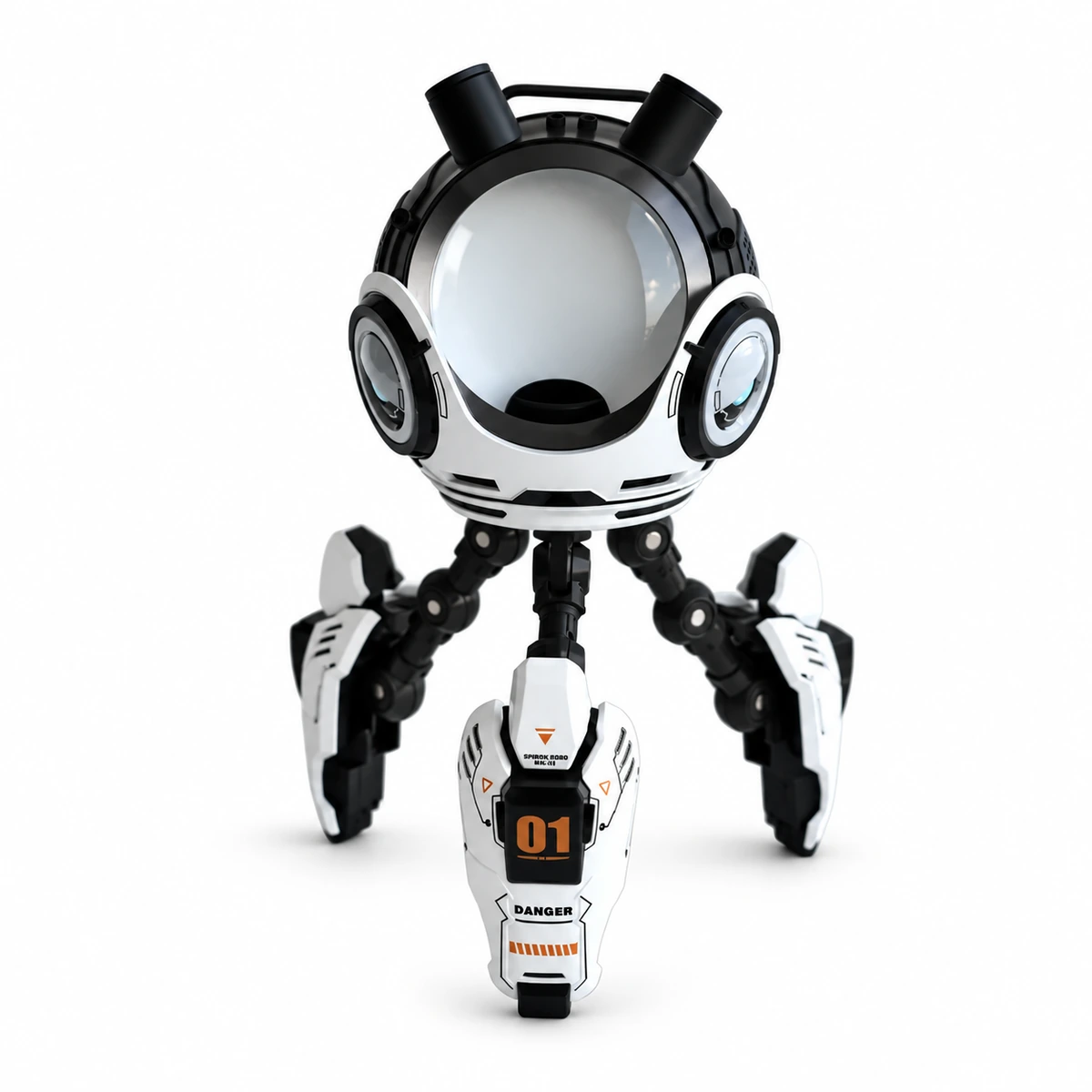 DarkFlash SPIROK ROBO – na białym tle DarkFlash SPIROK ROBO – na białym tle
