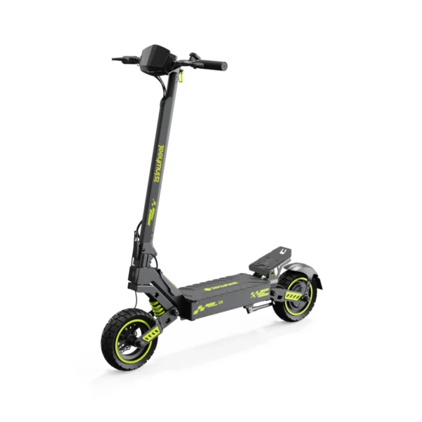 Hulajnoga elektryczna iSinwheel D1, 1200 W, 48 V 10 Ah, czarno-zielona - zdjęcie 2