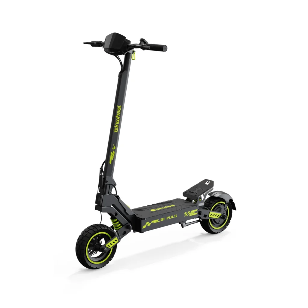 Hulajnoga elektryczna iSinwheel D1 Plus, 1200 W, 48 V 15 Ah, czarno-zielona - zdjęcie 2