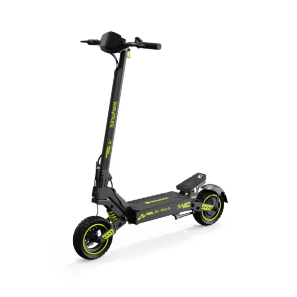 Hulajnoga elektryczna iSinwheel D1 Plus, 1200 W, 48 V 15 Ah, czarno-zielona - zdjęcie 2