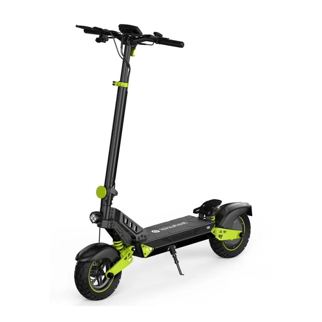 Hulajnoga elektryczna iSinwheel D2, 1000 W, 48 V 15,6 Ah, zielona - zdjęcie 1
