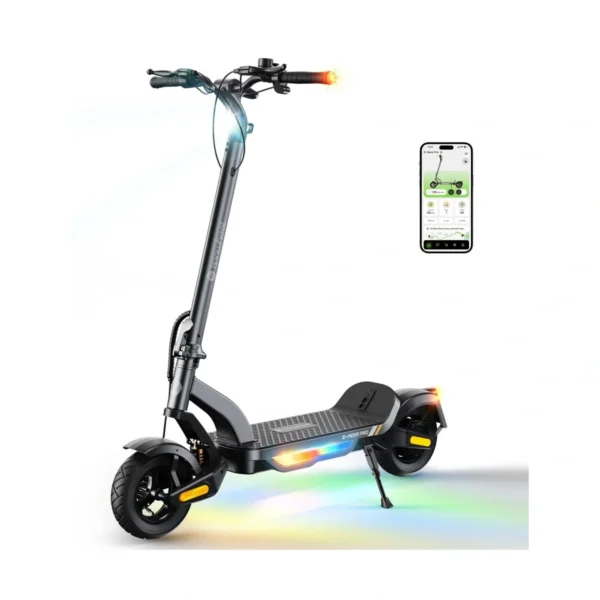 Hulajnoga elektryczna iSinwheel S-Nova Pro, 600 W, 48 V 13 Ah, czarno-srebrna - zdjęcie 2