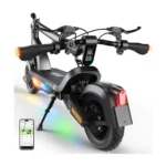 Hulajnoga elektryczna iSinwheel S-Nova Pro, 600 W, 48 V 13 Ah, czarno-srebrna - zdjęcie 3