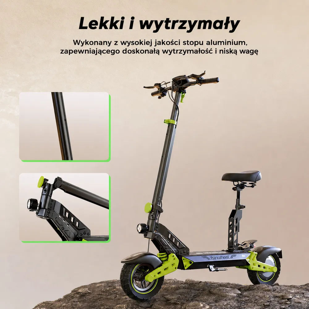 Aluminiowa konstrukcja hulajnogi iSinwheel D2 Plus