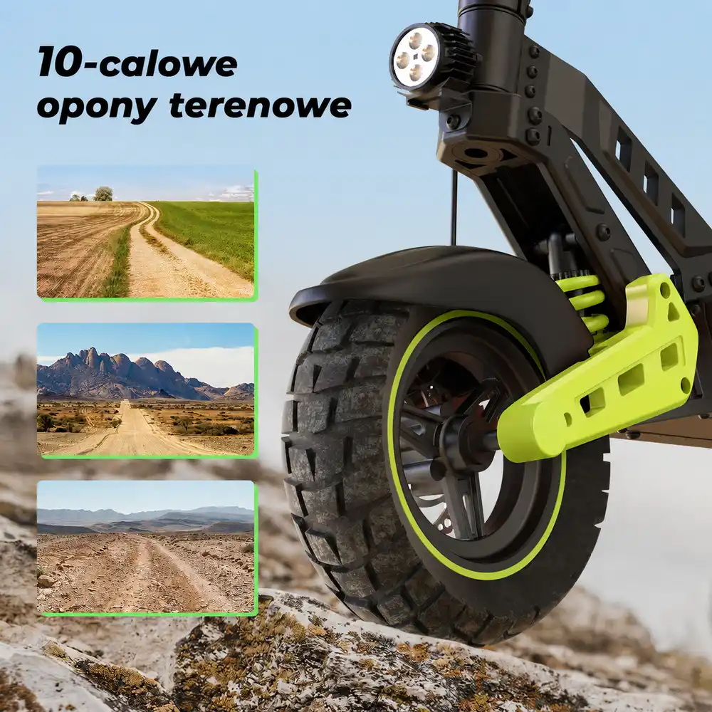 10-calowe opony terenowe hulajnogi iSinwheel D2 Plus