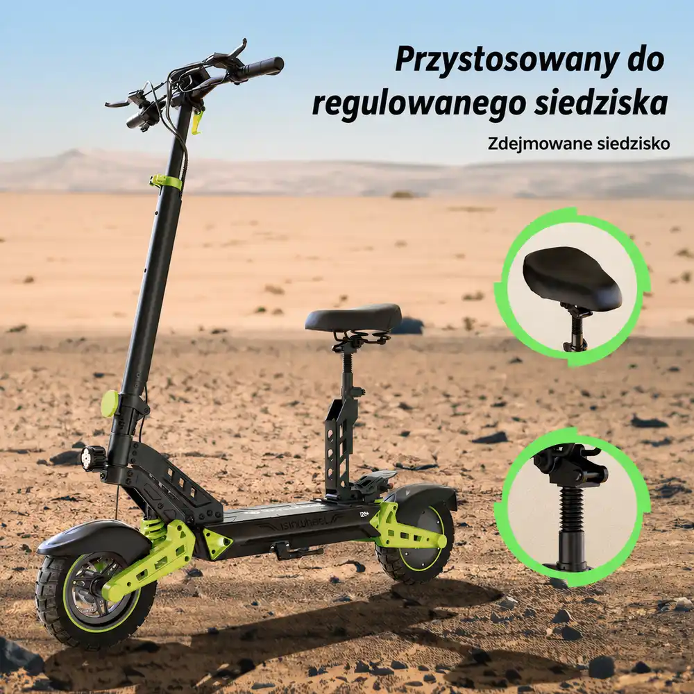 Regulowane siedzisko hulajnogi iSinwheel D2 Plus