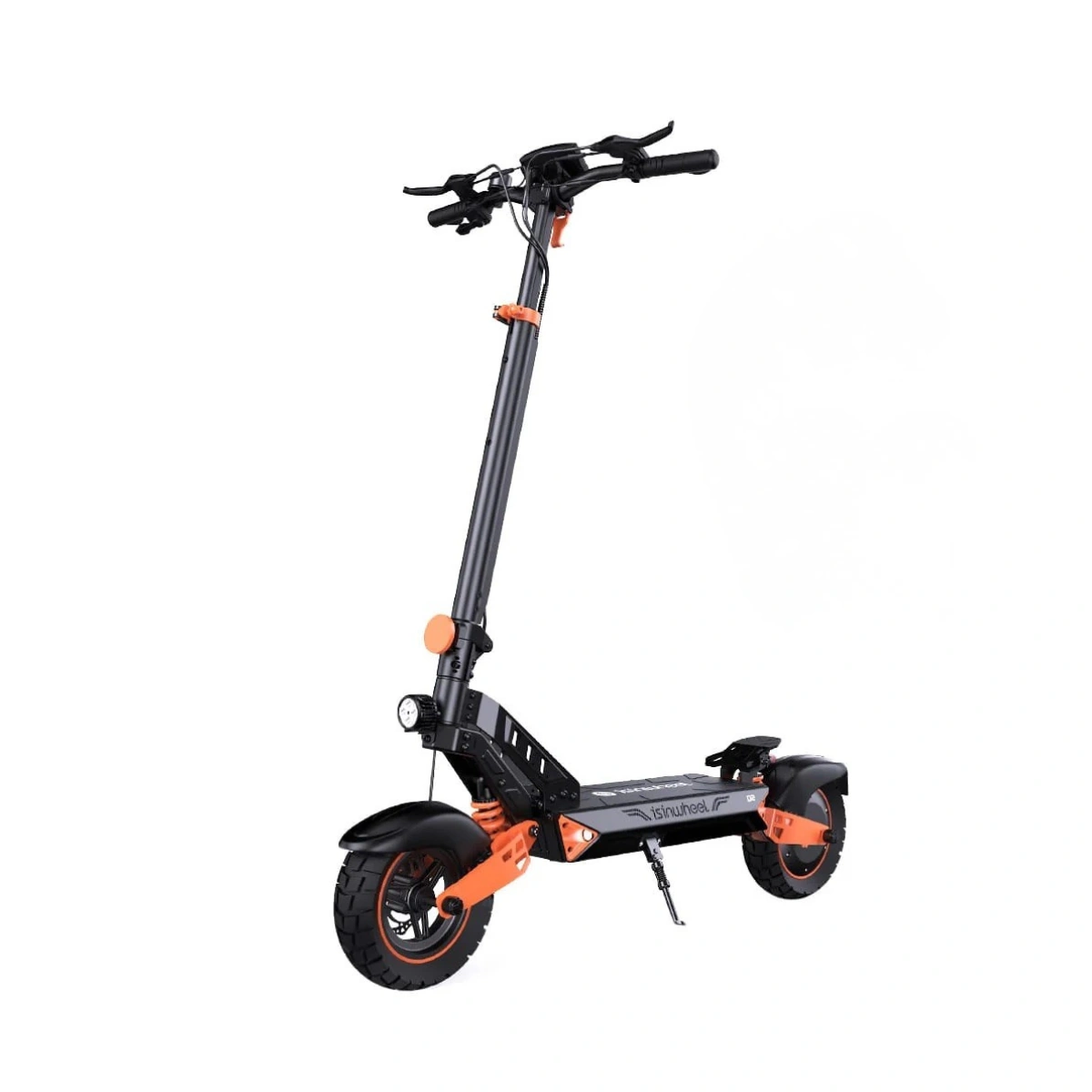 isinwheel-d2-orange-komfortowa-jazda-12 iSinwheel D2 — hulajnoga elektryczna, 1000 W, 48 V 15,6 Ah, pomarańczowa - obrazek 1