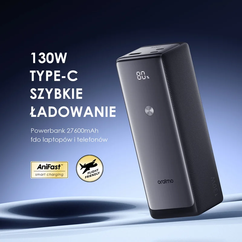 Powerbank Oraimo PowerJet 130 – 130W 27600mAh