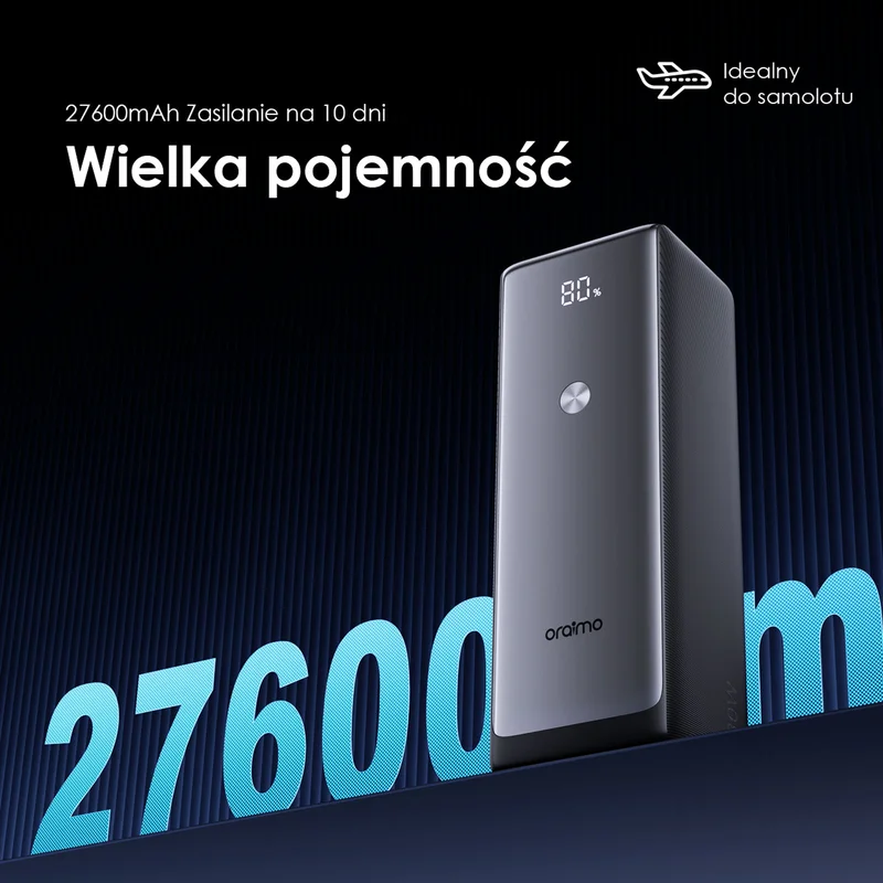 Oraimo Powerbank PowerJet 130 27600mAh
