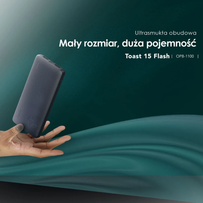 Oraimo Powerbank Toast 15 Flash 10000mAh szybkie ładowanie
