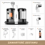 Teendow C5 - odkurzacz piorący do tapicerki i dywanów, 11 kPa - obrazek 8