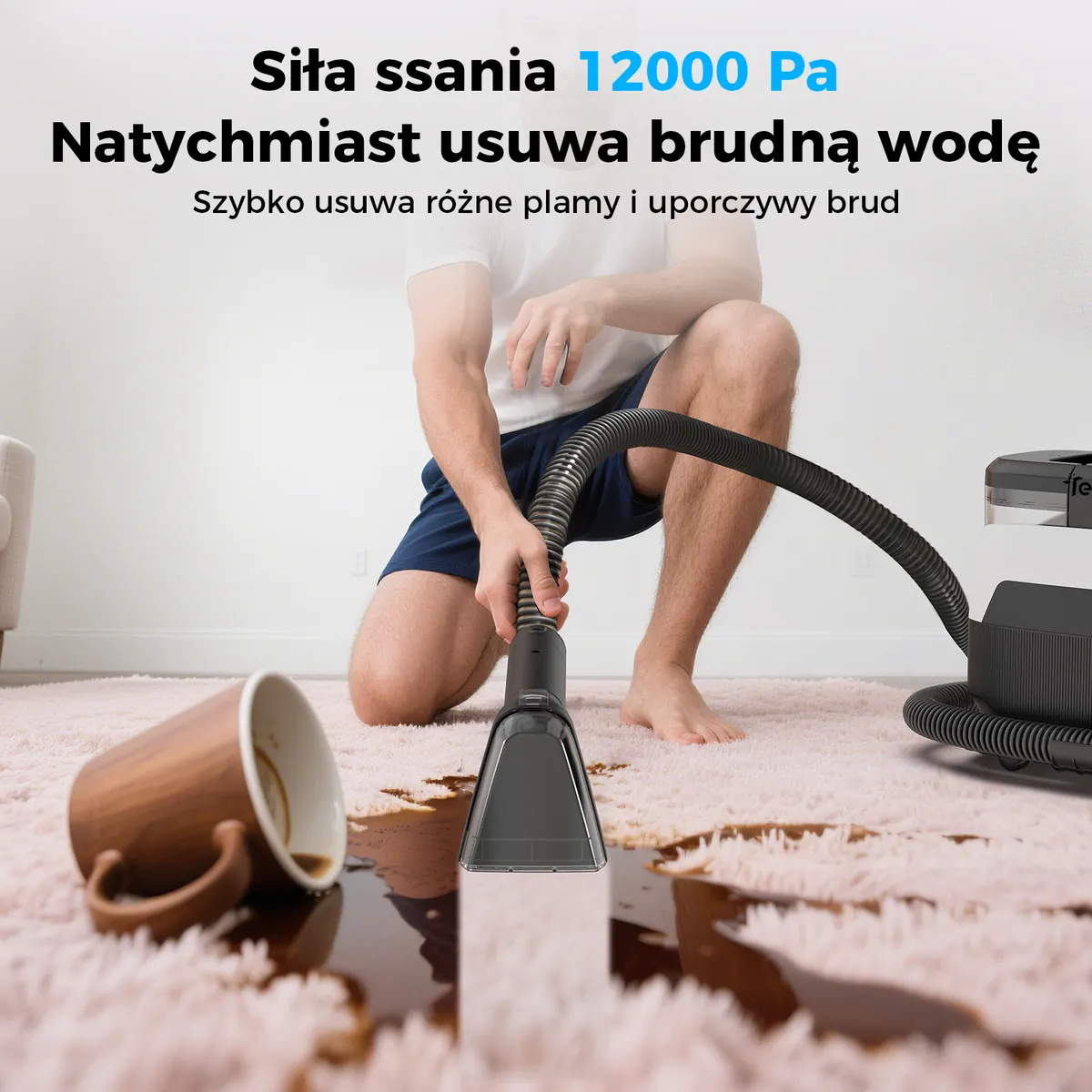 Teendow C6 Max - siła ssania 12 000 Pa