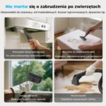 Teendow C6 Max - końcówki do tapicerki, okien i czyszczenia parą