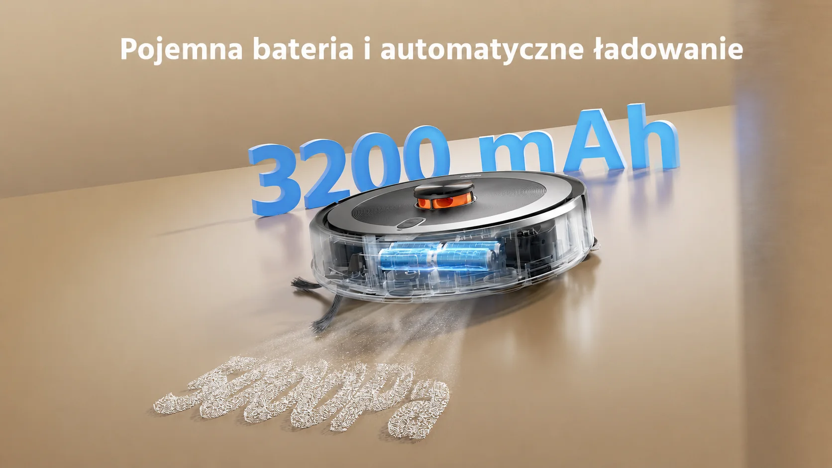 Akumulator 3200 mAh i automatyczne ładowanie Teendow D10S Max