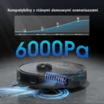 Robot sprzątający Teendow D65S Max z mocą ssania do 6000 Pa