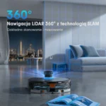 Nawigacja LiDAR 360 stopni i mapowanie SLAM w robocie Teendow D65S Max